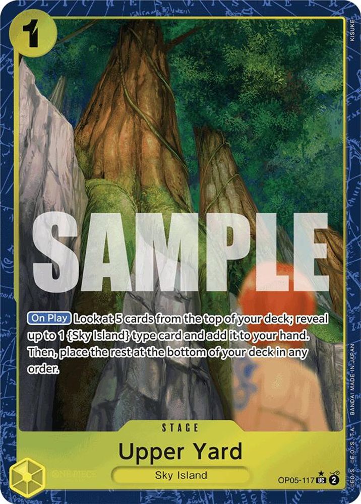 Upper Yard [Alternate Art PRB01] OP05-117 One Piece Card Game