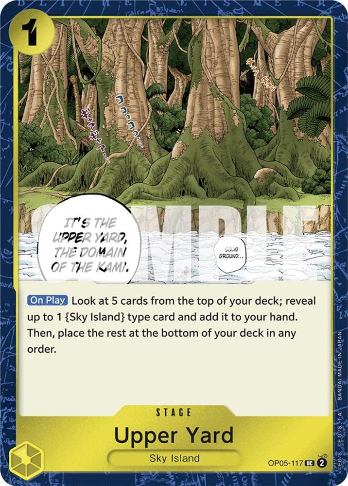 Upper Yard [Jolly Roger PRB01] OP05-117 One Piece Card Game