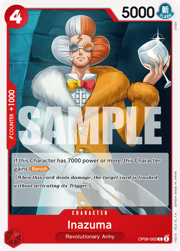 Inazuma OP06-002 One Piece Card Game