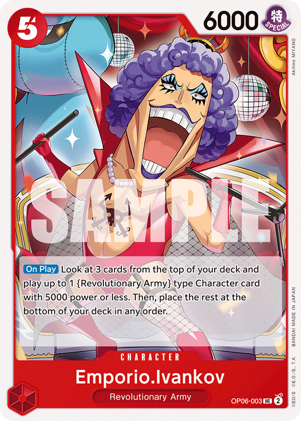 Emporio.Ivankov [Full Art PRB01] JP OP06-003 One Piece Card Game