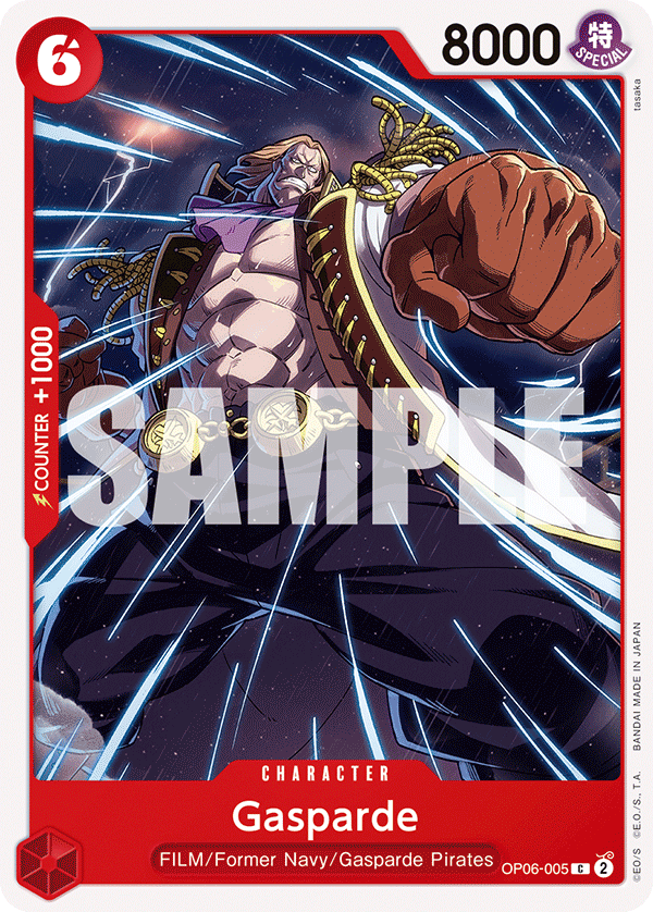 Gasparde OP06-005 One Piece Card Game