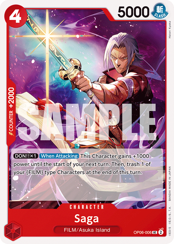 Saga OP06-006 One Piece Card Game