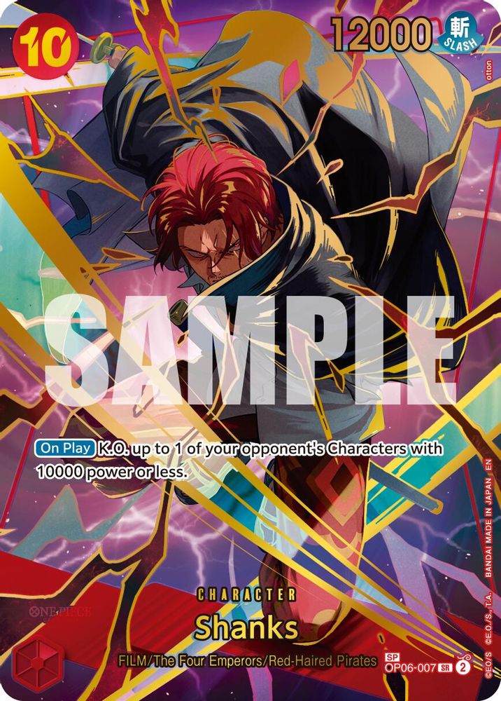 Shanks [SP PRB-02] OP06-007 One Piece Card Game