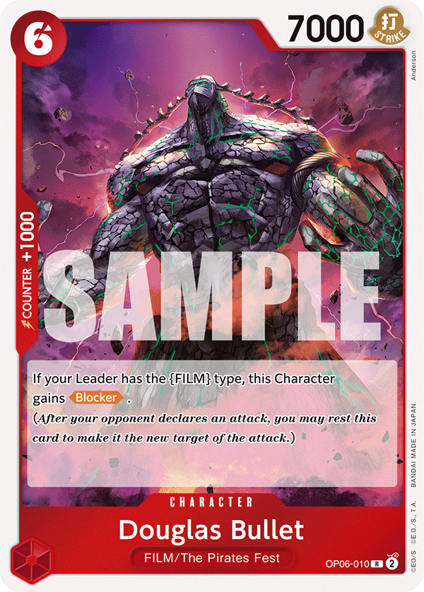 Douglas Bullet OP06-010 One Piece Card Game