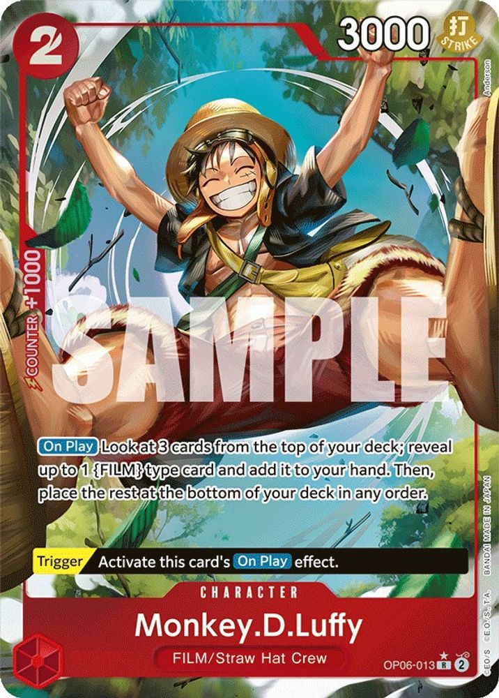 Monkey.D.Luffy [Alternate Art] OP06-013 One Piece Card Game
