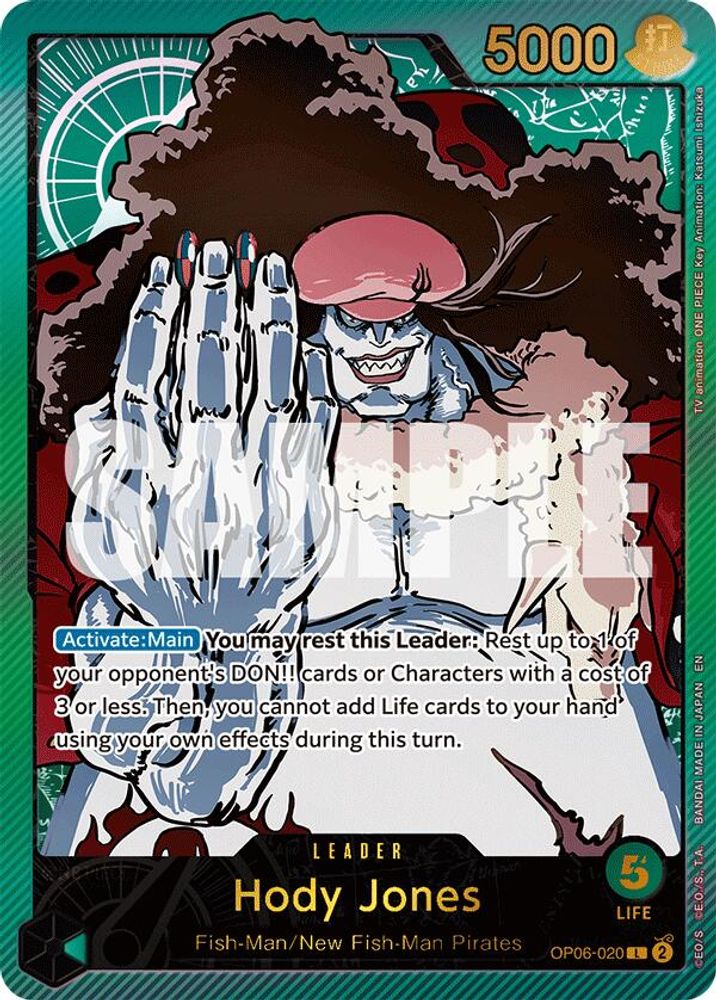 Hody Jones [SP] OP06-020 One Piece Card Game