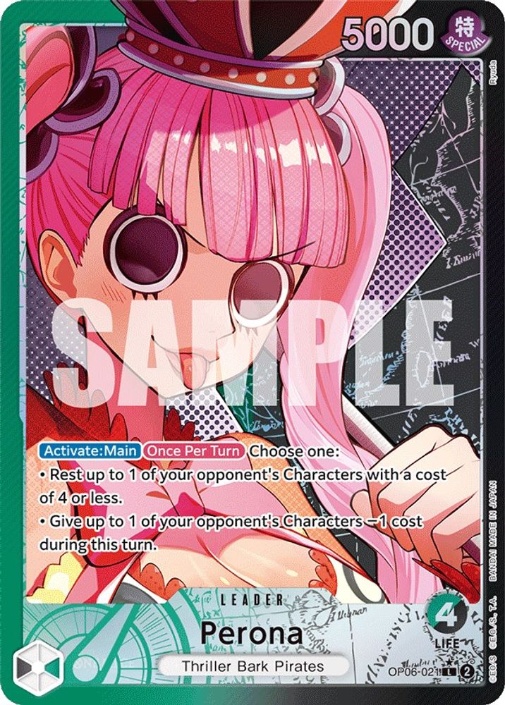 Perona [Alternate Art] OP06-021 One Piece Card Game