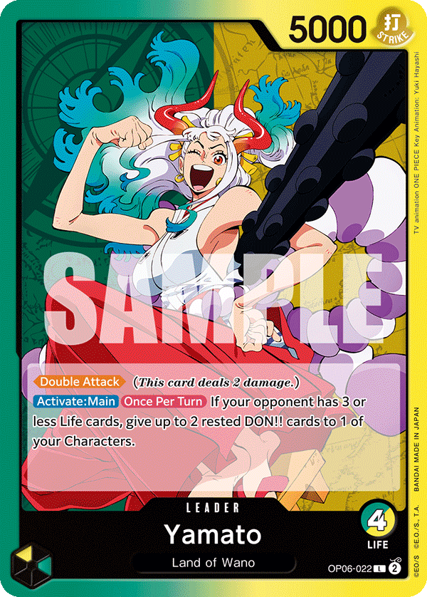 Yamato [Weekly Shonen Jump] JP OP06-022 One Piece Card Game