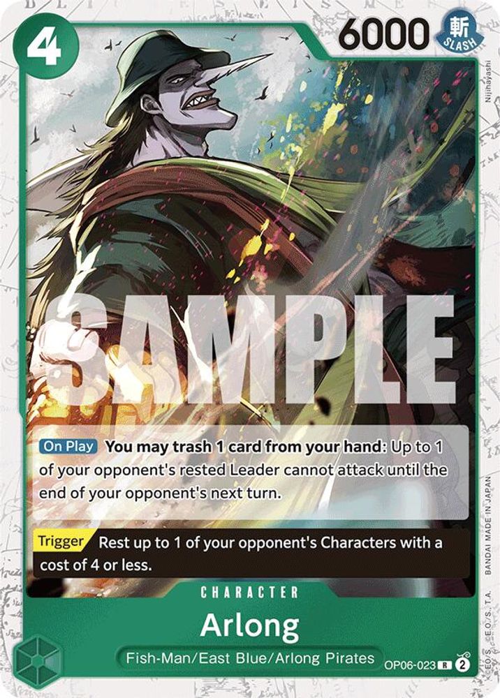 Arlong [Jolly Roger PRB01] OP06-023 One Piece Card Game