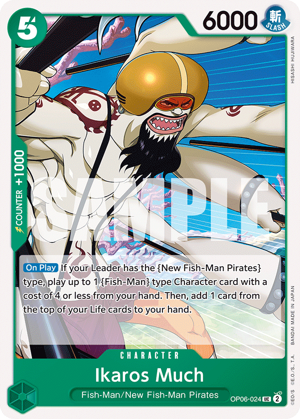 Ikaros Much OP06-024 One Piece Card Game