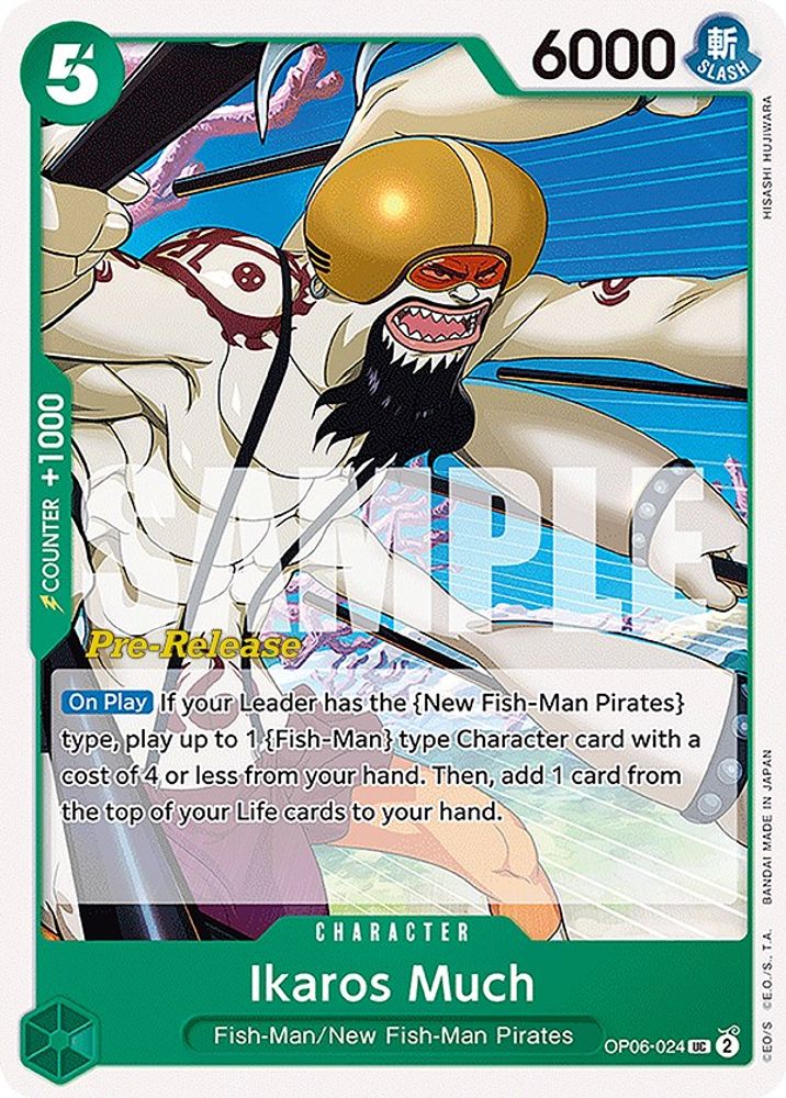 Ikaros Much [Pre-Release] OP06-024 One Piece Card Game
