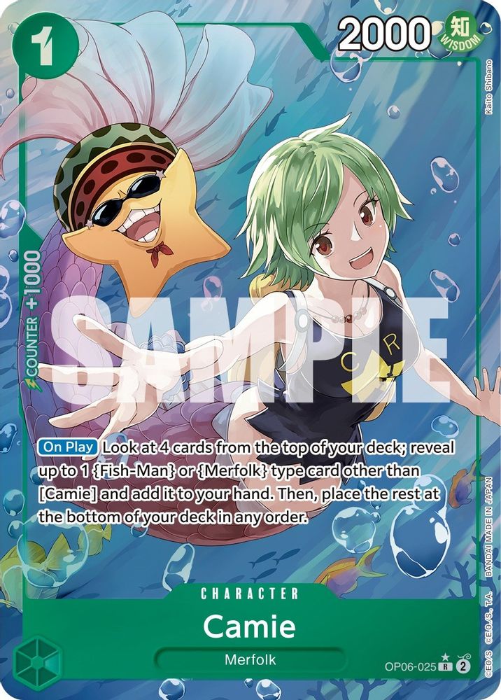 Camie [Alternate Art] OP06-025 One Piece Card Game