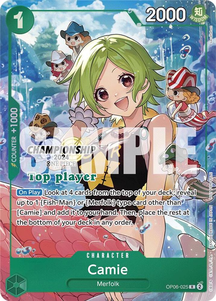 Camie [Championship 2024 Top Player] OP06-025 One Piece Card Game