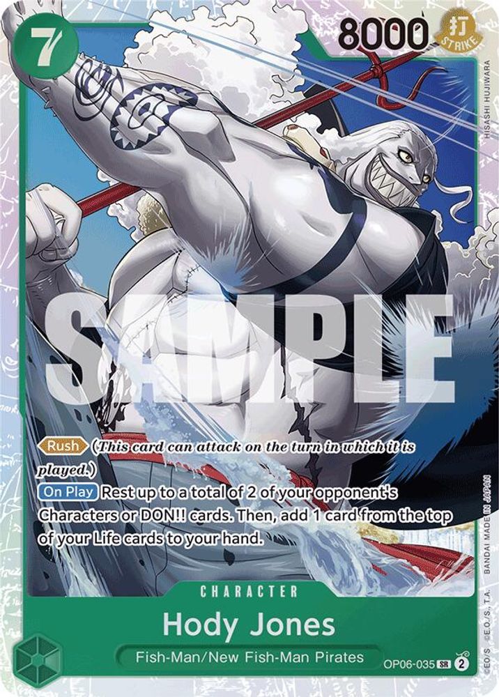 Hody Jones [Premium PRB01] JP OP06-035 One Piece Card Game