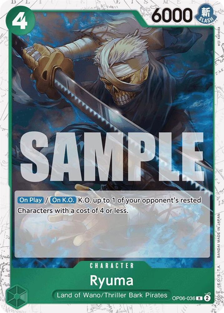 Ryuma [Jolly Roger PRB01] OP06-036 One Piece Card Game