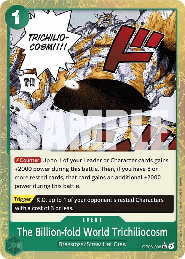 The Billion-fold World Trichiliocosm [Textured PRB01] OP06-038 One Piece Card Game