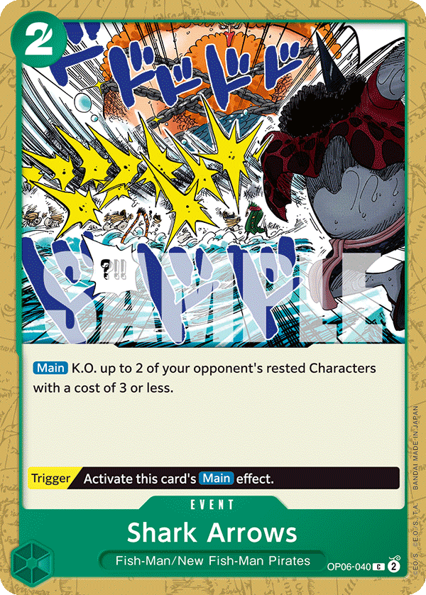 Shark Arrows OP06-040 One Piece Card Game