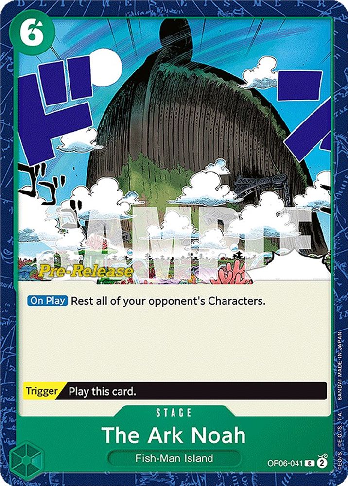 The Ark Noah [Pre-Release] OP06-041 One Piece Card Game
