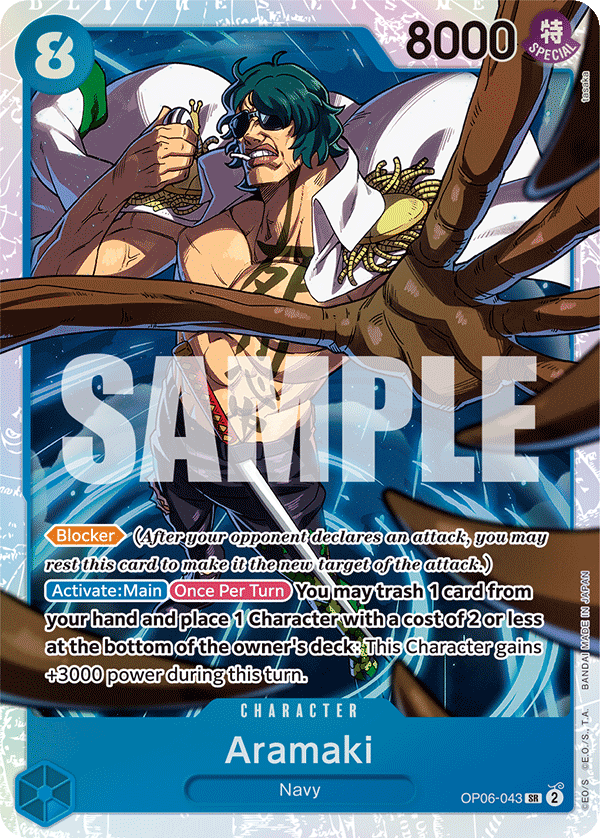 Aramaki OP06-043 One Piece Card Game