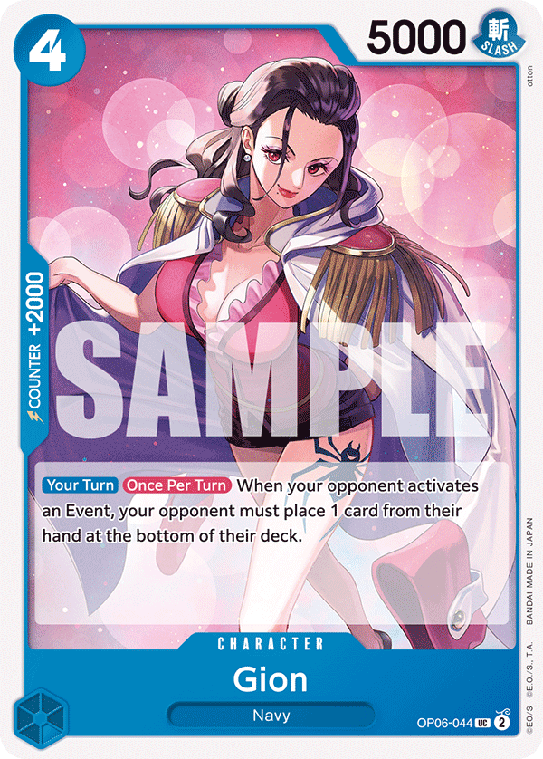 Gion [Foil PRB-02] OP06-044 One Piece Card Game