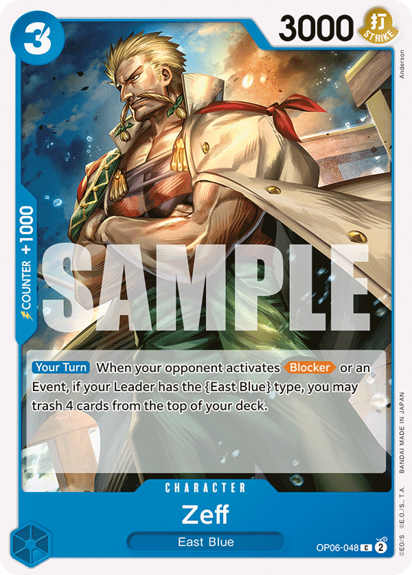 Zeff OP06-048 One Piece Card Game