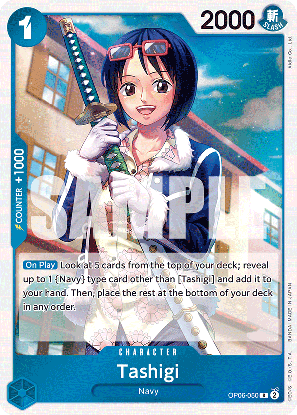 Tashigi OP06-050 One Piece Card Game