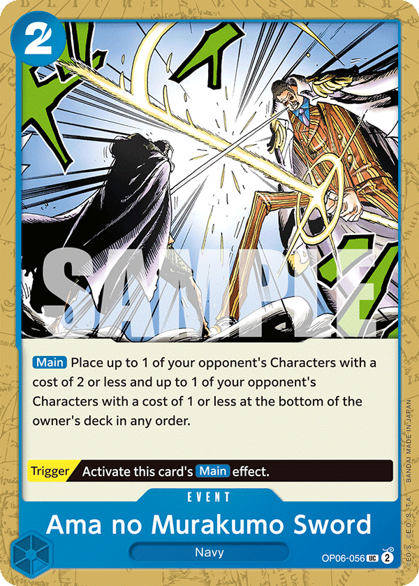 Ama no Murakumo Sword OP06-056 One Piece Card Game