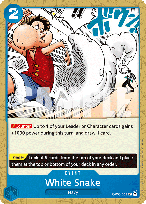 White Snake [PRB-02] OP06-059 One Piece Card Game