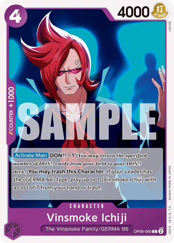Vinsmoke Ichiji [Full Art PRB01] JP OP06-060 One Piece Card Game