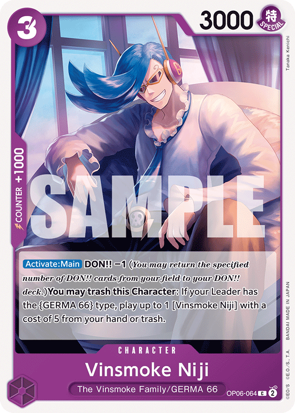 Vinsmoke Niji OP06-064 One Piece Card Game