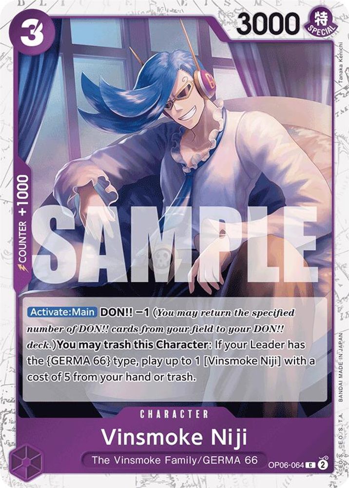 Vinsmoke Niji [Jolly Roger PRB01] OP06-064 One Piece Card Game