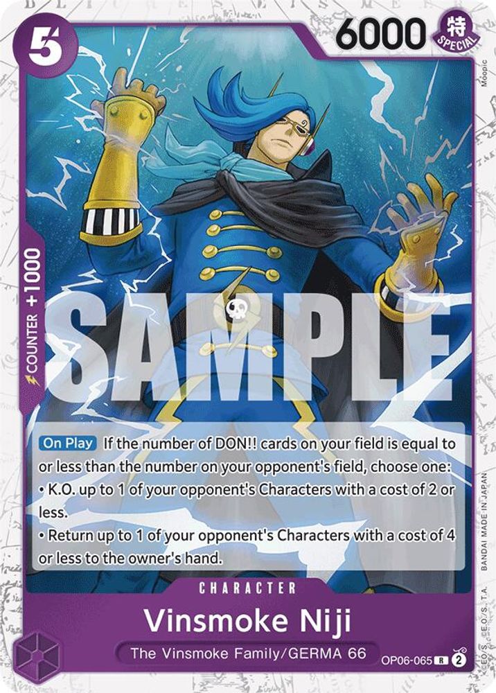 Vinsmoke Niji [Full Art PRB01] OP06-065 One Piece Card Game