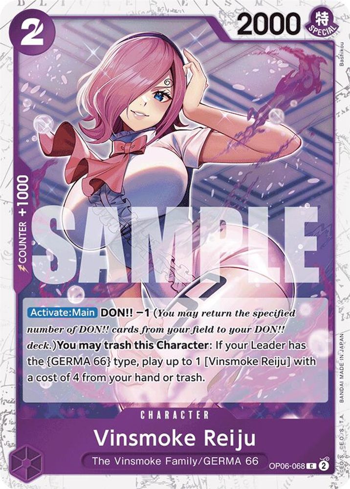 Vinsmoke Reiju [Jolly Roger PRB01] OP06-068 One Piece Card Game