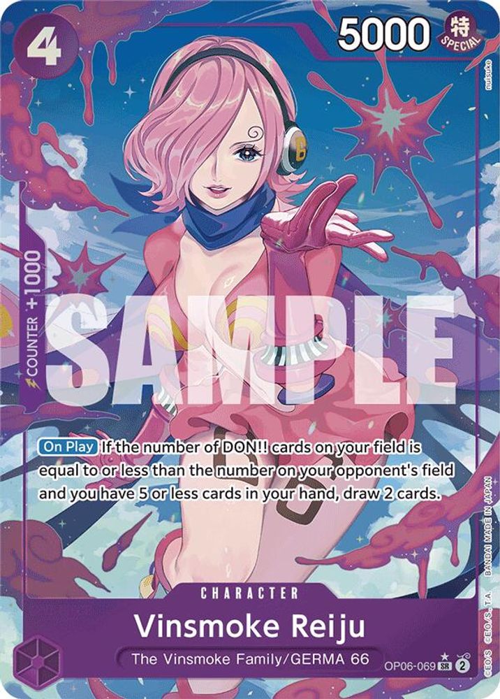 Vinsmoke Reiju [Alternate Art PRB01] OP06-069 One Piece Card Game
