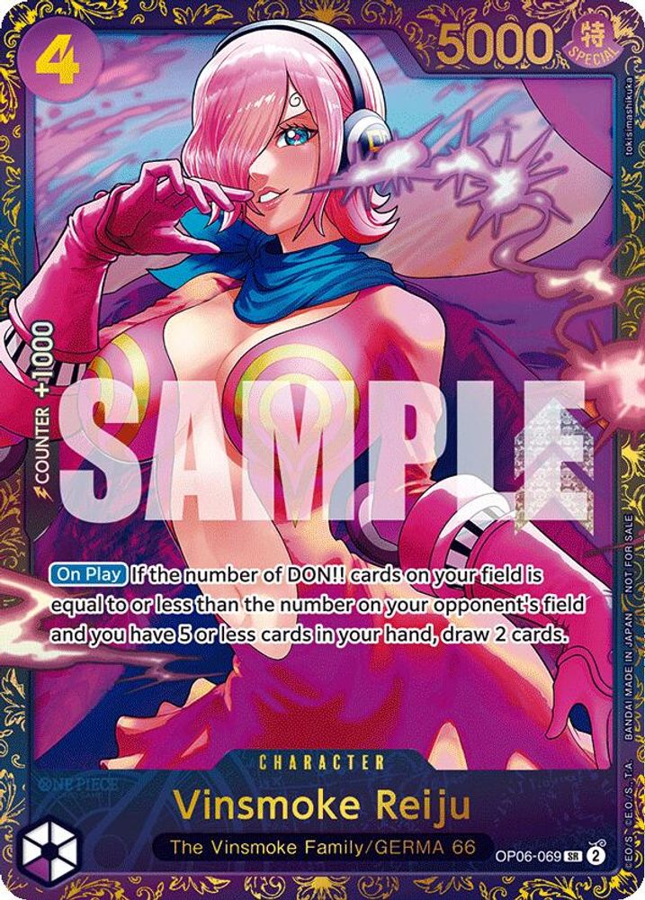 Vinsmoke Reiju [Treasure Cup - Top 8] OP06-069 One Piece Card Game