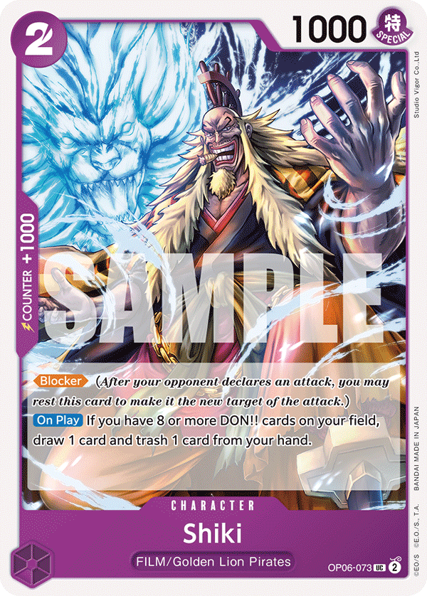 Shiki [Foil PRB-02] OP06-073 One Piece Card Game