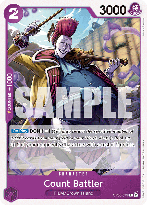 Count Battler OP06-075 One Piece Card Game
