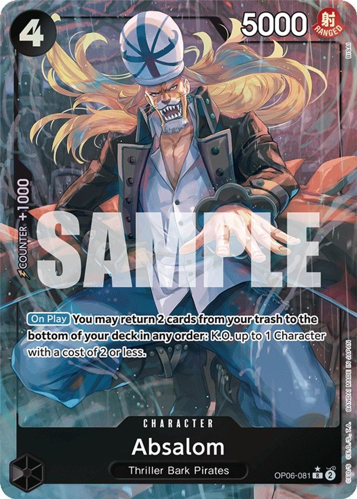 Absalom [Alternate Art] OP06-081 One Piece Card Game