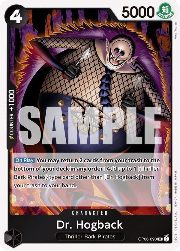 Dr. Hogback OP06-090 One Piece Card Game