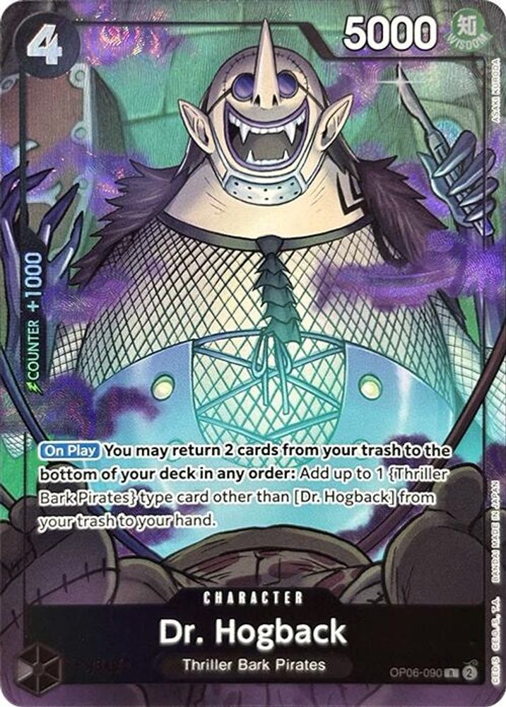Dr. Hogback [Best Selection] OP06-090 One Piece Card Game