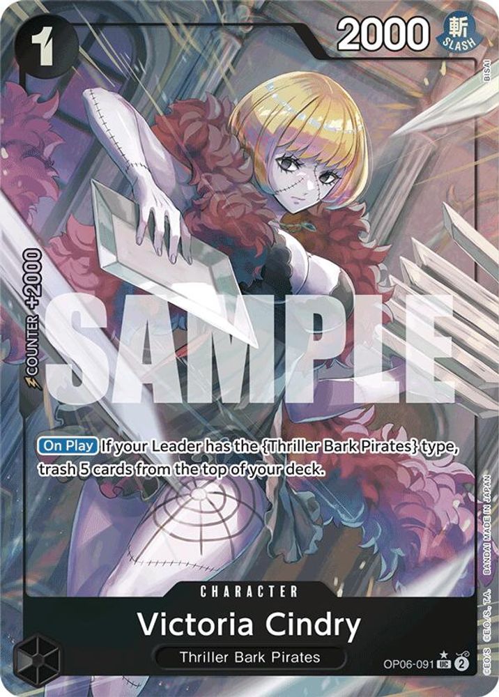 Victoria Cindry [Full Art PRB01] OP06-091 One Piece Card Game