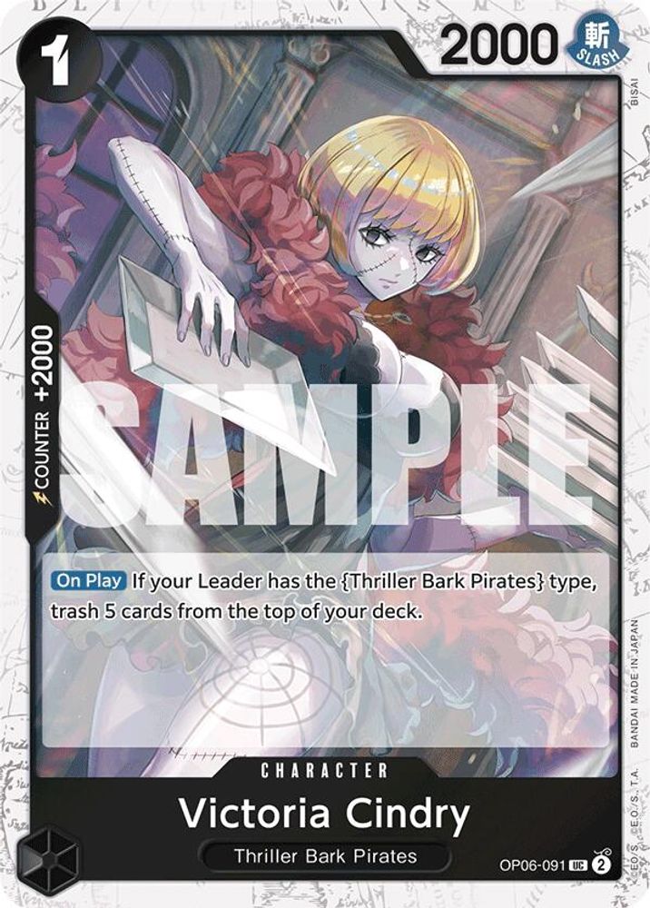 Victoria Cindry [Jolly Roger PRB01] OP06-091 One Piece Card Game