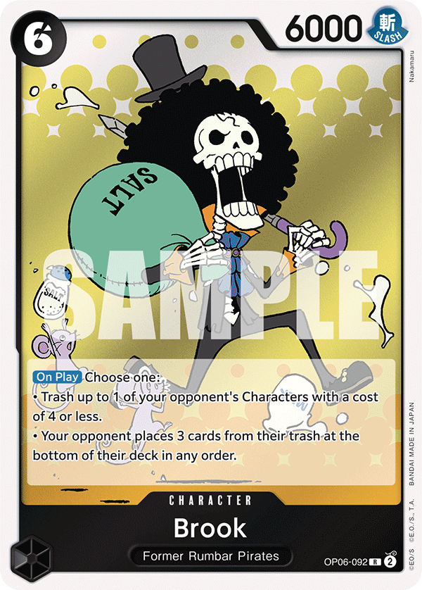 Brook [Championship 2024 Winner Vol. 2] OP06-092 One Piece Card Game