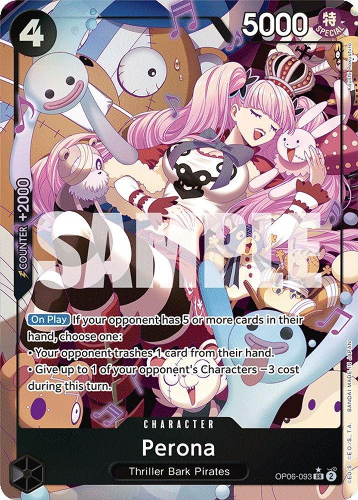 Perona [Alternate Art] OP06-093 One Piece Card Game