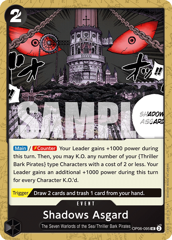 Shadows Asgard OP06-095 One Piece Card Game