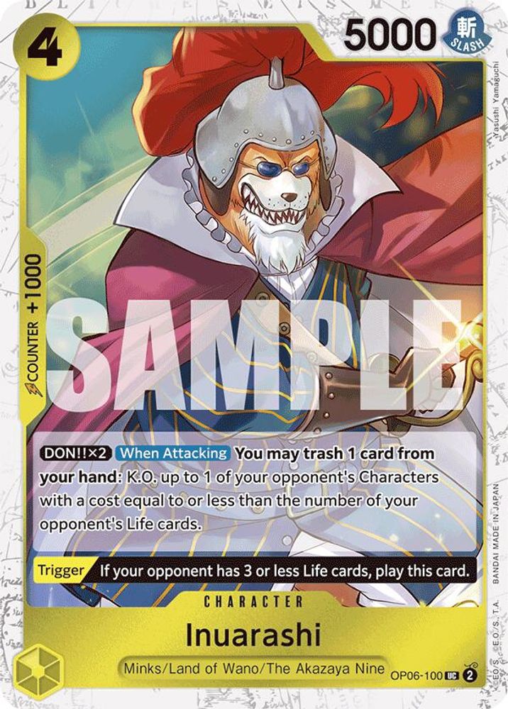 Inuarashi [Jolly Roger PRB01] OP06-100 One Piece Card Game