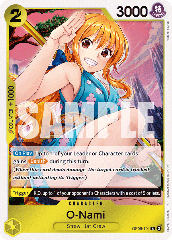 O-Nami [SP] JP OP06-101 One Piece Card Game