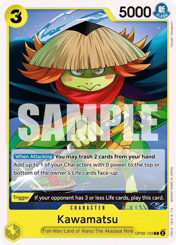 Kawamatsu OP06-103 One Piece Card Game