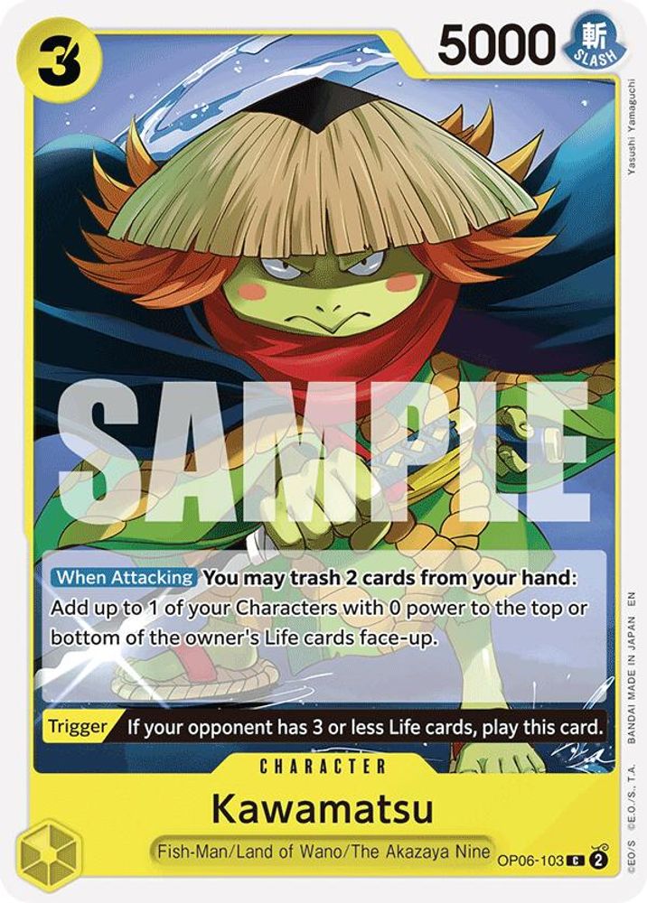 Kawamatsu [Reprint] OP06-103 One Piece Card Game