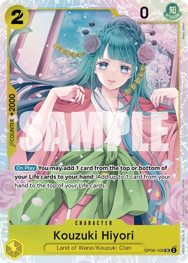 Kouzuki Hiyori [Alternate Art] JP OP06-106 One Piece Card Game